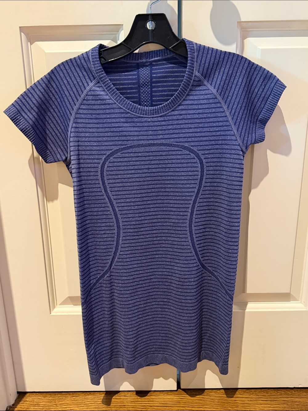lululemon athletica Ribbed Short Sleeve Tee Dress in Blue